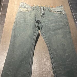 Men's Rock Revival Blue Jeans